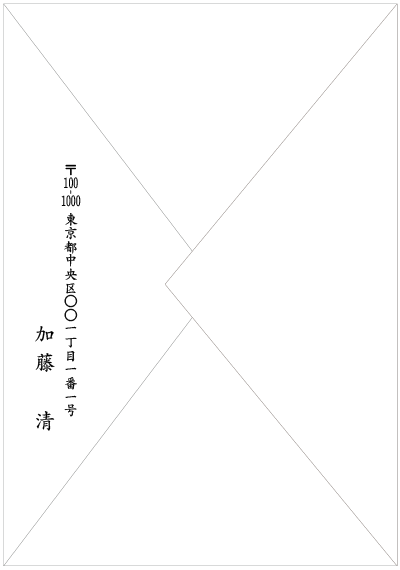 ab02　法要のご案内状（法要・お斎　封筒　挨拶状見本